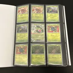 Pokemon Destined Rivals Near Complete Master Base Set Holos Reverse EX Promos - Image 1