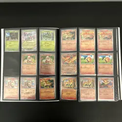 Pokemon Destined Rivals Near Complete Master Base Set Holos Reverse EX Promos - Image 4