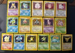 Pokemon Base Set 2 Part Complete Holo Set NM/LP Blastoise Venusaur & More - Image 1