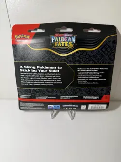 Pokemon TCG Paldean Fates Tech Sticker Collection Shiny Fidough Promo - Image 2