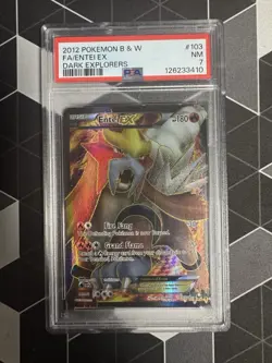 Pokemon Entei EX Dark Explorers #103 PSA 7 - Image 1