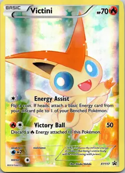 Victini - XY117 XY Promos Holo LP Pokemon TCG - Image 1