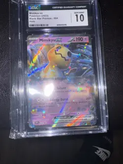 Pokemon TCG Mimikyu EX #004 Promo Scarlet & Violet Black Star Promos - Image 1