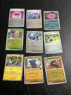 70x Huge Lot Pokemon TCG Scarlet & Violet Reverse Holo Foil Pokemon + Portfolio - Image 3