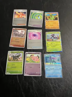 70x Huge Lot Pokemon TCG Scarlet & Violet Reverse Holo Foil Pokemon + Portfolio - Image 5