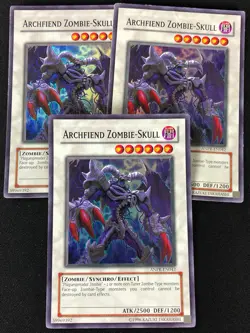 YUGIOH ARCHFIEND ZOMBIE SKULL ANPR-EN042 SUPER X3 (HP) - Image 1