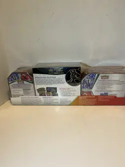 POKEMON Trading Cards TCG Costco 3 Pack Bundle CROWN ZENITH ETB + 2TINS NEW SEAL - Image 2