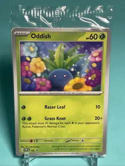 *SEALED* Oddish SVP 102 Promo Path To The Peak Pokemon Card NM Scarlet&Violet - Image 1