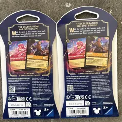Disney Lorcana TCG Shimmering Skies Booster Packs Lot 2 Trading Cards Brand New - Image 4