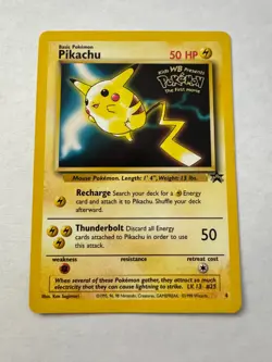 1999 Pokemon Pikachu Movie Promo #4 Wizard Blackstar Promo WB Gold Stamp Card - Image 1