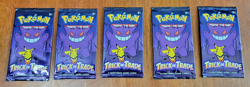 5 Pack Pokemon TCG Trick or Trade Booster Packs 2022 Halloween Card Lot Bundle - Image 1