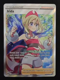Irida 186/189 Pokemon Astral Radiance Holo Ultra Rare Full Art Card - Image 1