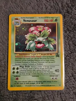 2000 Pokemon Venusaur Black Star Promo Holo #13/53 WOTC Pokemon Card - Image 1