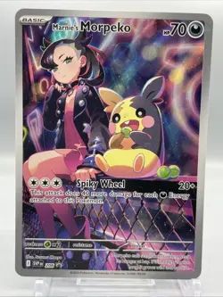 Pokemon SV: Scarlet & Violet Promo Cards Marnie’s Morpeko 206 - Image 1