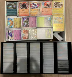 Pokemon bulk 7500+ cards. And a box of One Piece OP-10 and OP-07 uncounted - Image 1
