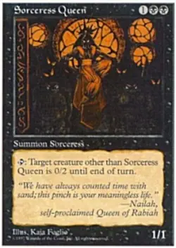 1x Sorceress Queen Light Play MTG Magic - Kid Icarus - - Image 1