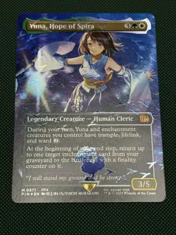 Yuna, Hope of Spira (Borderless) (Chocobo Track Foil) Final Fantasy - Image 1