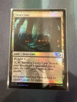 MTG Magic the Gathering Urza's Cave Modern Horizons Foil - Image 1