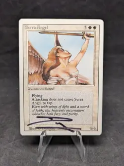 Serra Angel -MTG- Revised Edition (3ED) - ARTIST SIGNED - MP - A - Image 1