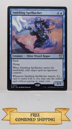 Smirking Spelljacker Commander: Outlaws of Thunder Junction Regular - Image 1