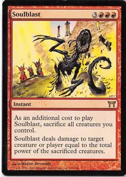 Soulblast *Rare* Magic MtG x1 Champions of Kamigawa SP - Image 1