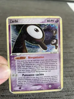 Carte Pokemon Zarbi R 9/28 Holo Ex Forces Cachees Francais Occasion - Image 4