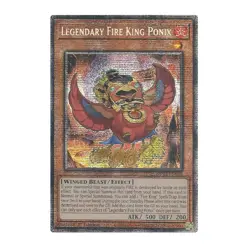 Yu-Gi-Oh! Legendary Fire King Ponix - 2025 Mega-Pack (MP25) - Image 1