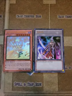 YUGIOH GORZ THE EMISSARY OF DARKNESS GLD5 GHOST RARE + EMISSARY TOKEN NM/VLP - Image 1
