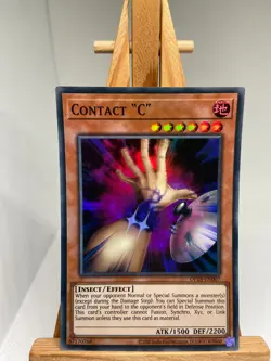 Contact "C" - Super Rare OP18-EN007 - NM - YuGiOh - Image 1