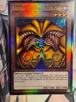Yugioh Asian Eng UNCENSOR ART Exodia The Forbidden One Ultimate rare ES01-AE076 - Image 5