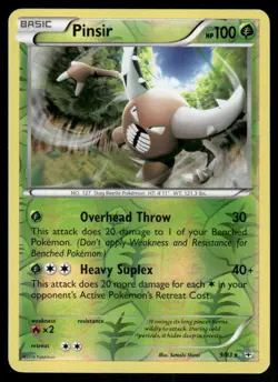Pokemon Cards Pinsir 9/83 Reverse Holo Generations NM - Image 1