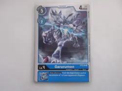 Garurumon ST2-06 Digimon Card Game NM - Image 1