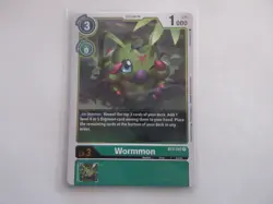 Wormmon BT3-047 Digimon Card Game NM - Image 1