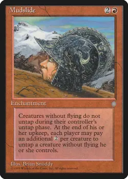 Mudslide Ice Age HEAVILY PLD Red Rare MAGIC THE GATHERING MTG CARD ABUGames - Image 1