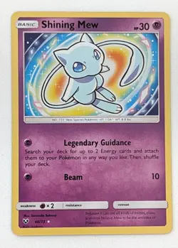 Shining Mew - Shining Legends 40/73 - Holo Rare Pokemon Card - NM - 2017 - Image 1