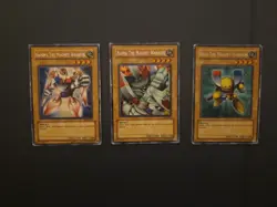 Alpha Beta and Gamma The Magnet Warrior Unlimited DOR-001 002 003 Yu-Gi-Oh Card - Image 1