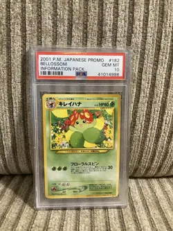 Pokemon PSA 10 GEM MINT Bellossom 2001 Information Packet Japanese Promo Card - Image 1