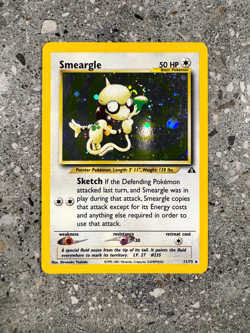 Pokemon TCG Cards Smeargle 11/75 Neo Discovery Holo Rare LP - Image 1