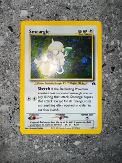 Pokemon TCG Cards Smeargle 11/75 Neo Discovery Holo Rare LP - Image 3