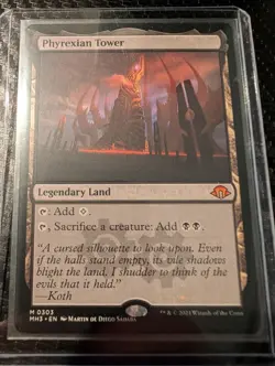 Phyrexian Tower Modern Horizons 3, Magic the Gathering Card - Image 1