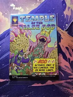 MTG - Temple of The False God #0020 Secret Lair Countdown SLC Rare Non-foil NM - Image 1