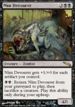 1 x Nim Devourer - Mirrodin - Light Play - MTG - Image 1