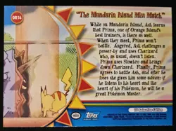 The Mandarin Island Miss Match OR16 Topps Series 3 Orange Islands Pokemon TCG NM - Image 2