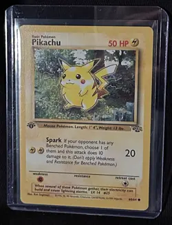 Pokemon 1999 Pikachu Jungle FIRST EDITION Common 60/64 - Image 1
