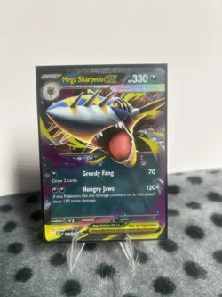 Mega Sharpedo ex 61/94: Phantasmal Flames Pokemon TCG Near Mint - Image 1