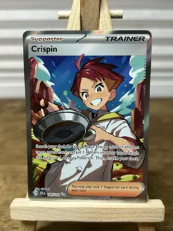 Pokemon TCG Crispin 164/142 Stellar CrownUltra Rare Full Art Holo NM - Image 1