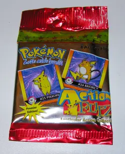 Pokemon Action Flipz Pack 1999 Premier Edition - 11 PACKS - Image 1