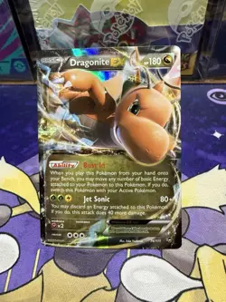 Pokemon TCG Dragonite EX 74/111 Ultra Holo Rare XY Furious Fists - Image 1