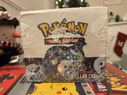 Pokemon Stellar Crown Booster Box Sealed - Image 1