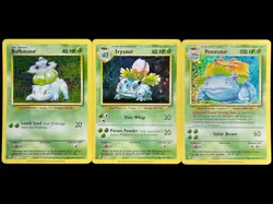 Bulbasaur 001 Ivysaur 002 Venusaur 003/034 CLV Pokemon TCG Classic Collection NM - Image 1